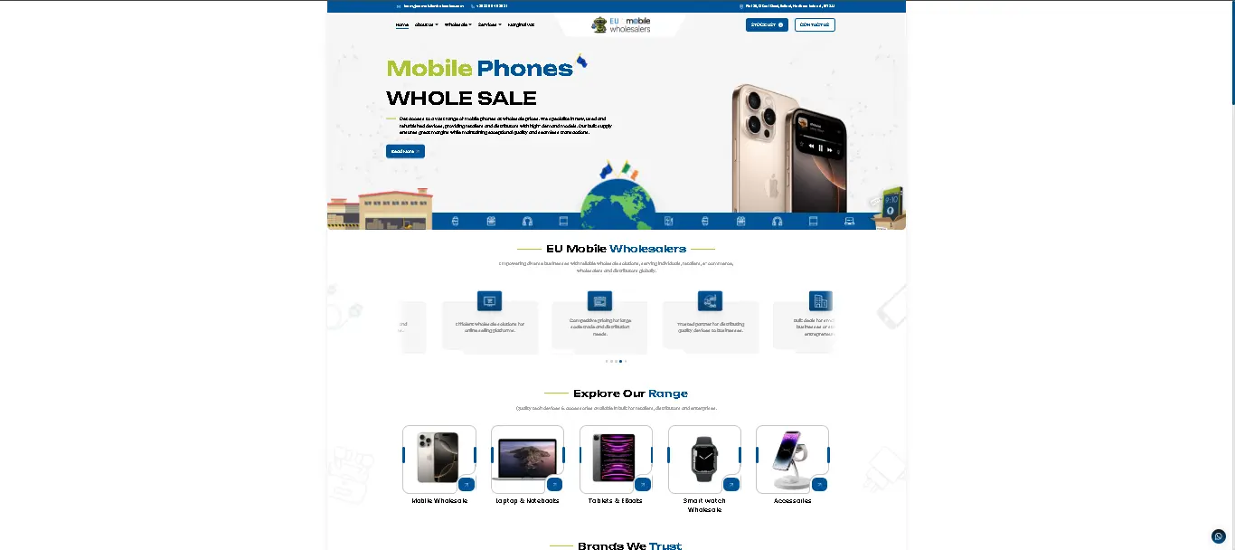EU Mobiles Wholesalers Image by syhtek software solutions
