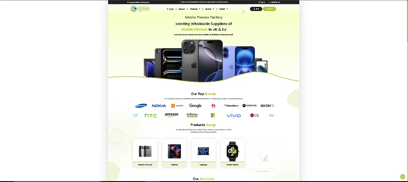 Mobile Phones Factory Image by syhtek software solutions